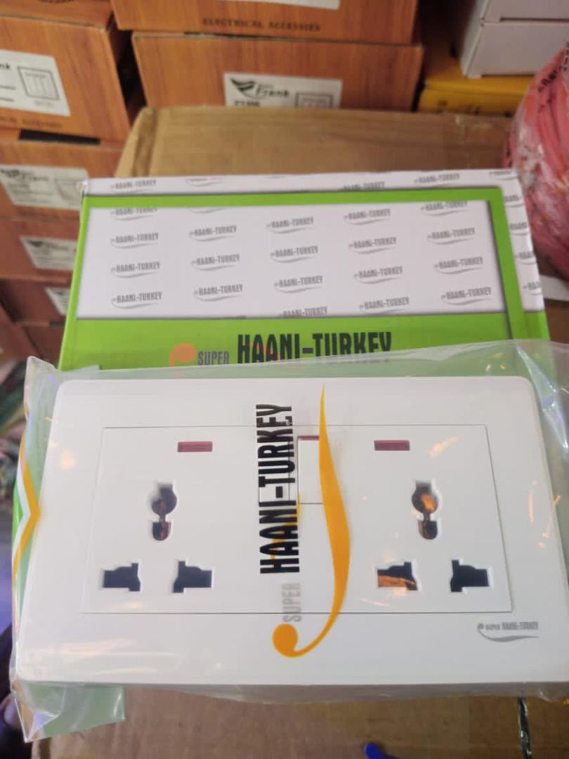 13A Double Socket Multi Haani