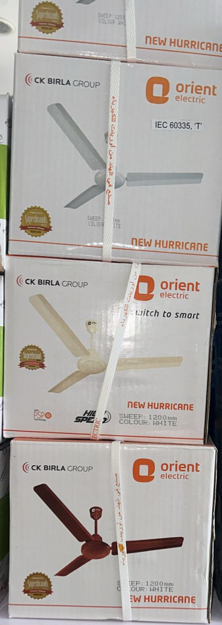 Orient ceiling fan new hurricane